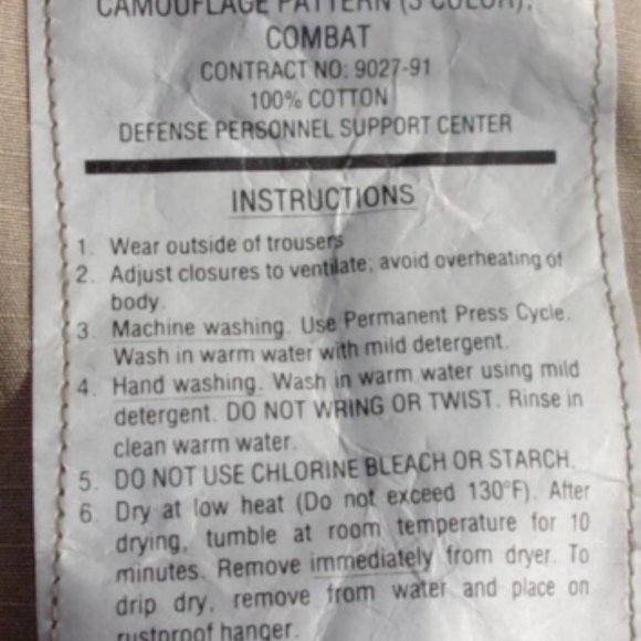 USAF OIF I 3 COLOR DCU DESERT CAMO UNIFORM COMBAT TACTICAL JACKET LG EC 1018 - Picture 2 of 11